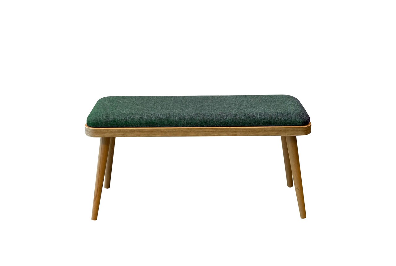 Banca, Hanah Home, Vina Mini 1070, Stejar / Verde - imagine 4